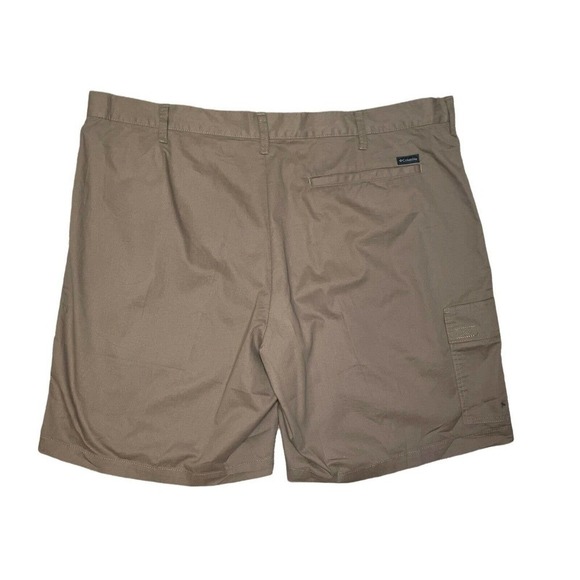 Columbia Red Bluff Men’s Cargo Shorts Flat Front Brown Size 44 - Picture 4 of 6